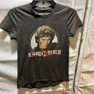 Knight rider David Hasseloff face t-shirt